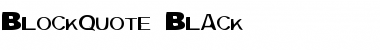 Blockquote Black Font