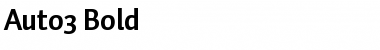 Auto 3 Font