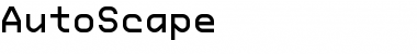 AutoScape Font