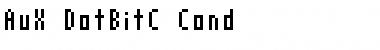 AuX DotBitC Cond Regular Font