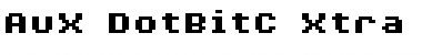 AuX DotBitC Xtra Bold Regular Font
