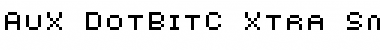 AuX DotBitC Xtra SmallCaps Regular Font