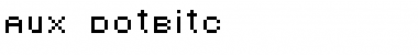 AuX DotBitC Font