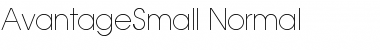 AvantageSmall Normal Font