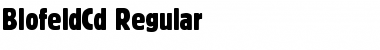 BlofeldCd Regular Font