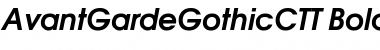 AvantGardeGothicCTT Font