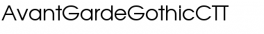 AvantGardeGothicCTT Regular Font