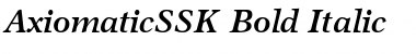 AxiomaticSSK Font