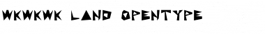 Download WKWKWK LAND Font