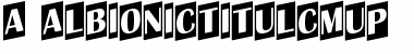 a_AlbionicTitulCmUp Regular Font