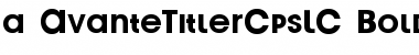 Download a_AvanteTitlerCpsLC Font