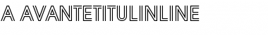 a_AvanteTitulInline Regular Font