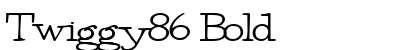 Twiggy86 Bold preview