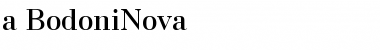 Download a_BodoniNova Font