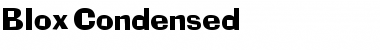 Blox Condensed Regular Font