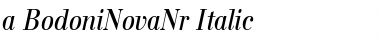 a_BodoniNovaNr Font