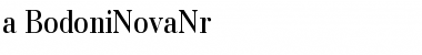 a_BodoniNovaNr Font