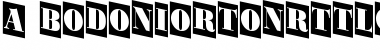 Download a_BodoniOrtoNrTtlCmDn Font