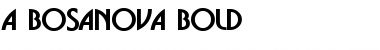 a_BosaNova Bold Font