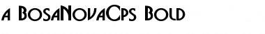 a_BosaNovaCps Font