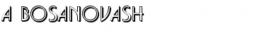 Download a_BosaNovaSh Font