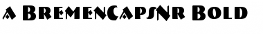 a_BremenCapsNr Font