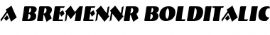 a_BremenNr Font