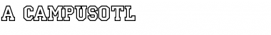a_CampusOtl Regular Font a_CampusOtl Regular Font