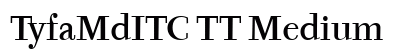 TyfaMdITC TT Medium preview
