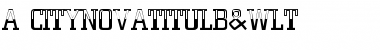 a_CityNovaTitulB&WLt Regular Font