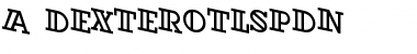 a_DexterOtlSpDn Font