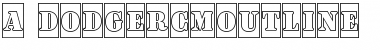 a_DodgerCmOtl Font