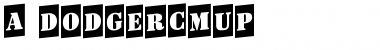 a_DodgerCmUp Font