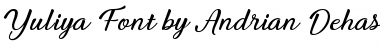 Yuliya Regular Font