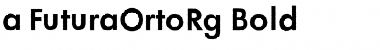 a_FuturaOrtoRg Font