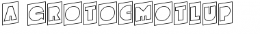 a_GrotoCmOtlUp Regular Font