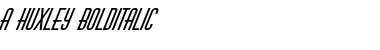 a_Huxley Font