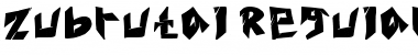 Zubrutal Font