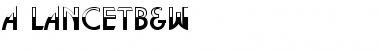 a_LancetB&W Font