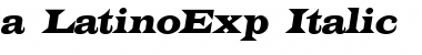 a_LatinoExp Font