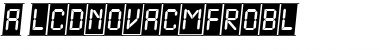 a_LCDNovaCmFrObl Font