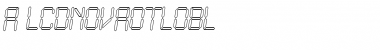 a_LCDNovaOtlObl Font