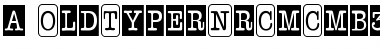 a_OldTyperNrCmCmb3 Regular Font