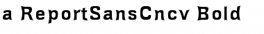 Download a_ReportSansCncv Font