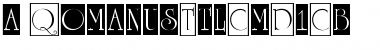 a_RomanusTtlCmD1Cb Regular Font