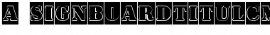 Download a_SignboardTitulCmGr Font Download a_SignboardTitulCmGr Font