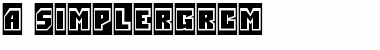 a_SimplerGrCm Regular Font