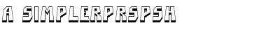 a_SimplerPrspSh Font