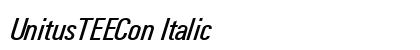 UnitusTEECon Italic Preview