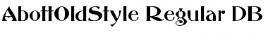 AbottOldStyle DB Font